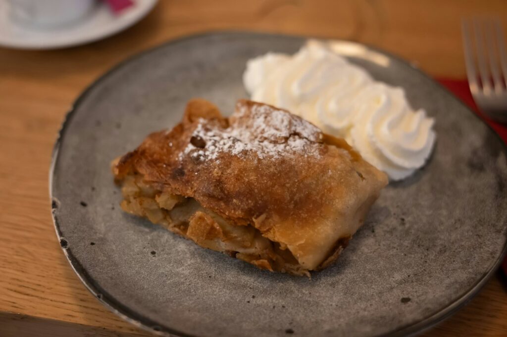 Bavarian Apple Strudel Slice