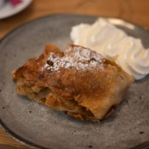 Bavarian Apple Strudel Slice